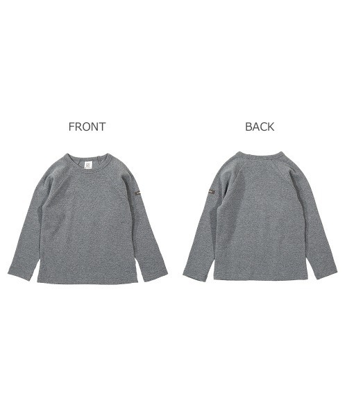 devirock（デビロック）の「ウルトラストレッチ長袖Tシャツ（Tシャツ/カットソー・キッズ・ホワイト/ブラック/ヘザーチャコール/ネイビー/ブルー系その他/ライトカーキ/パープル系その他/ピンク系その他/モカ/ライトブラウン/ベージュ/ダークオレンジ・100cm/110cm/120cm/130cm/140cm/150cm/160cm/80ｃｍ/90cm）」の14枚目の写真