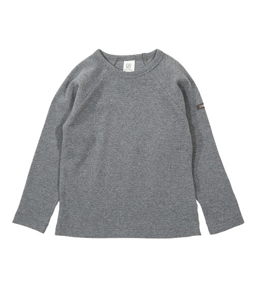 devirock（デビロック）の「ウルトラストレッチ長袖Tシャツ（Tシャツ/カットソー・キッズ・ホワイト/ブラック/ヘザーチャコール/ネイビー/ブルー系その他/ライトカーキ/パープル系その他/ピンク系その他/モカ/ライトブラウン/ベージュ/ダークオレンジ・100cm/110cm/120cm/130cm/140cm/150cm/160cm/80ｃｍ/90cm）」の17枚目の写真