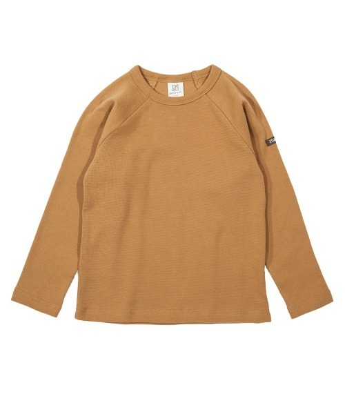 devirock（デビロック）の「ウルトラストレッチ長袖Tシャツ（Tシャツ/カットソー・キッズ・ホワイト/ブラック/ヘザーチャコール/ネイビー/ブルー系その他/ライトカーキ/パープル系その他/ピンク系その他/モカ/ライトブラウン/ベージュ/ダークオレンジ・100cm/110cm/120cm/130cm/140cm/150cm/160cm/80ｃｍ/90cm）」の18枚目の写真