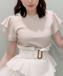 プチハイネックカットソー