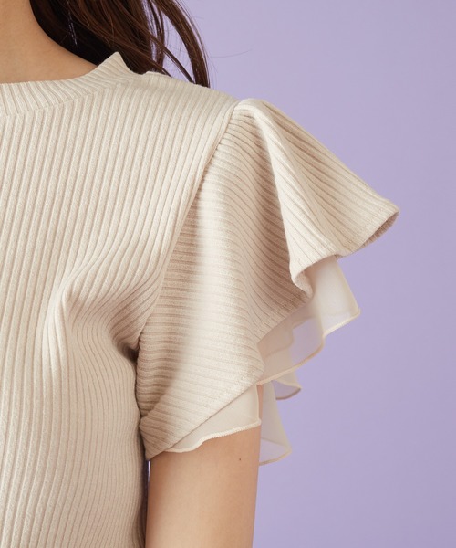 MIIA（ミーア）の「プチハイネックカットソー（Tシャツ/カットソー・レディース・ブラック/ベージュ/ボルドー/パープル/パープル系その他・FREE）」の16枚目の写真