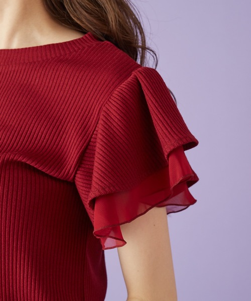 MIIA（ミーア）の「プチハイネックカットソー（Tシャツ/カットソー・レディース・ブラック/ベージュ/ボルドー/パープル/パープル系その他・FREE）」の20枚目の写真