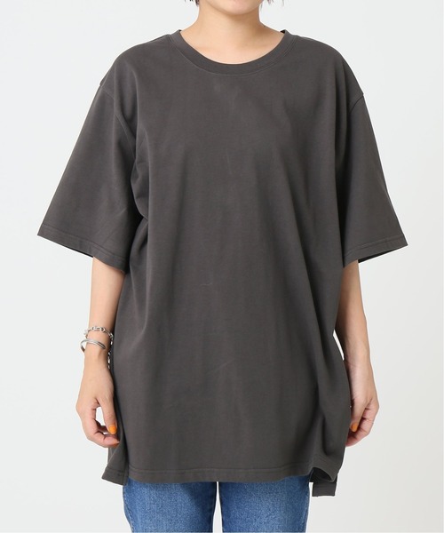 JOURNAL STANDARD relume(ジャーナルスタンダード レリューム)の「【Miho Tanaka × relume】ベルテッドスリットTシャツ◆(Tシャツ/カットソー・レディース・ブルー/ブラック・FREE)」の19枚目の写真