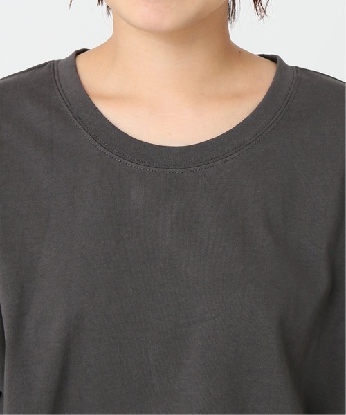 JOURNAL STANDARD relume(ジャーナルスタンダード レリューム)の「【Miho Tanaka × relume】ベルテッドスリットTシャツ◆(Tシャツ/カットソー・レディース・ブルー/ブラック・FREE)」の22枚目の写真