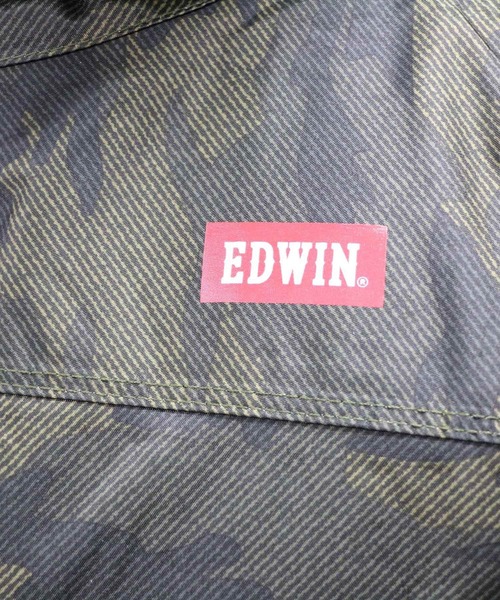 EDWIN（エドウィン）の「EDWIN/エドウィン 防水 レインスーツ セットアップ（ナイロンジャケット・メンズ・アーミー/ダークグレー/レッド/ネイビー・L/S/3L/M/XL/4L）」の11枚目の写真