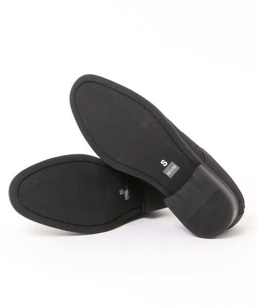 UNION STATION（ユニオンステーション）の「デニムプレーントゥシューズ（その他シューズ・メンズ・ネイビー/ブラウン・L/M/S）」の4枚目の写真