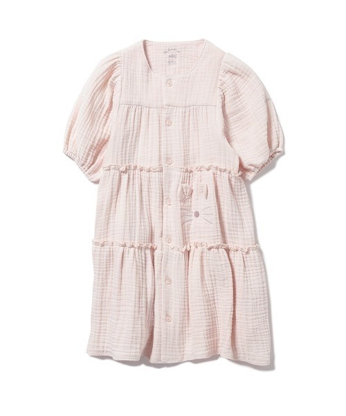 ドレス ルームワンピース Kids Gelato Pique ジェラートピケ のファッション Kids Gelato Kids ルームワンピース アニマルガーゼ