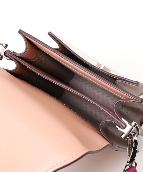 LADYMADE(レディメイド)の「マルチカラーレザーミニショルダーバッグ(ショルダーバッグ・レディース・ミント/オレンジ系その他2/ブラック・FREE)」の12枚目の写真