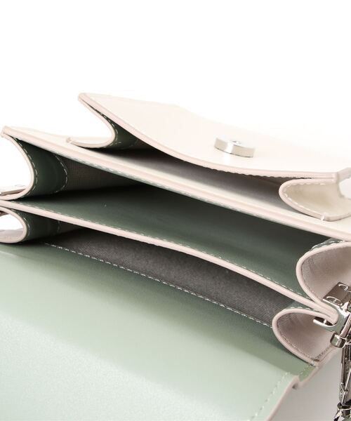 LADYMADE(レディメイド)の「マルチカラーレザーミニショルダーバッグ(ショルダーバッグ・レディース・ミント/オレンジ系その他2/ブラック・FREE)」の5枚目の写真