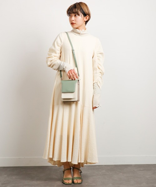 LADYMADE(レディメイド)の「マルチカラーレザーミニショルダーバッグ(ショルダーバッグ・レディース・ミント/オレンジ系その他2/ブラック・FREE)」の15枚目の写真