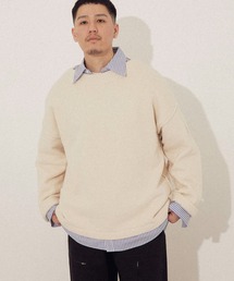 URBAN RESEARCH | URBAN RESEARCH iD　OVERSIZE BOUCLE KNIT(ニット/セーター)