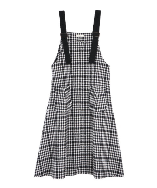 起毛チェック柄ジャンスカ ワンピース Axes Femme アクシーズファム のファッション通販 Zozotown
