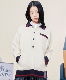 【ROMANTIC CROWN】BUTTON UP KNIT SWEATER / ロマンティッククラウン ボタンアップ ニット セーター