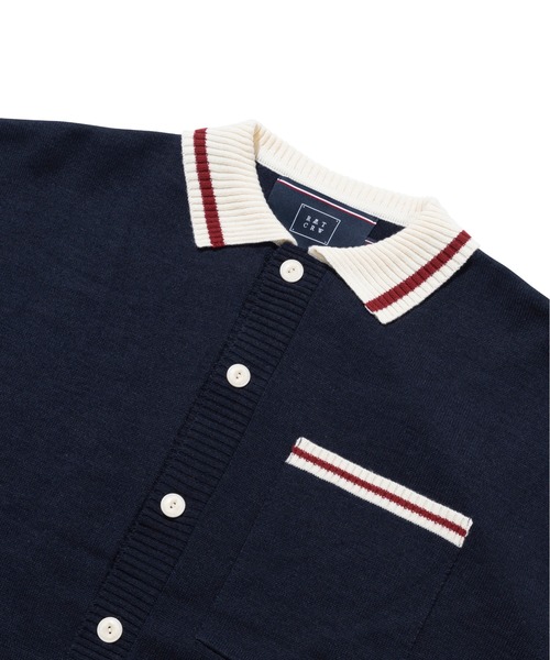 ROMANTIC CROWN(ロマンティッククラウン)の「【ROMANTIC CROWN】BUTTON UP KNIT SWEATER / ロマンティッククラウン ボタンアップ ニット セーター(ニット/セーター・メンズ・ネイビー/オートミール・MEDIUM/LARGE/SMALL/X-LARGE)」の15枚目の写真