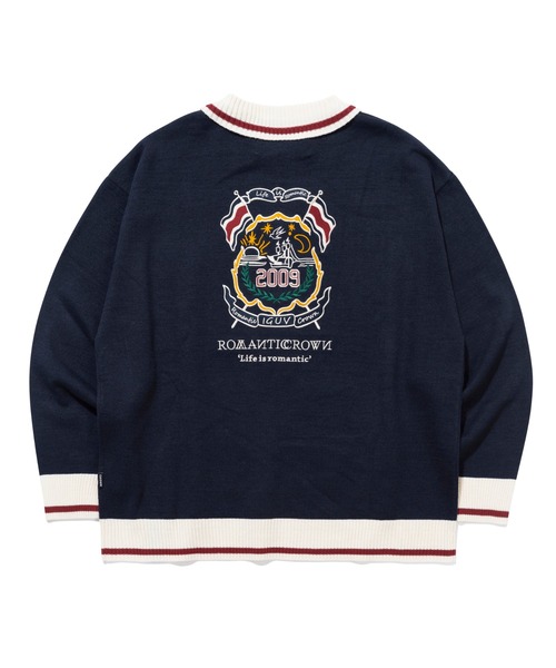ROMANTIC CROWN(ロマンティッククラウン)の「【ROMANTIC CROWN】BUTTON UP KNIT SWEATER / ロマンティッククラウン ボタンアップ ニット セーター(ニット/セーター・メンズ・ネイビー/オートミール・MEDIUM/LARGE/SMALL/X-LARGE)」の14枚目の写真