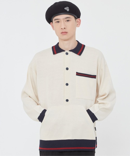 ROMANTIC CROWN(ロマンティッククラウン)の「【ROMANTIC CROWN】BUTTON UP KNIT SWEATER / ロマンティッククラウン ボタンアップ ニット セーター(ニット/セーター・メンズ・ネイビー/オートミール・MEDIUM/LARGE/SMALL/X-LARGE)」の21枚目の写真