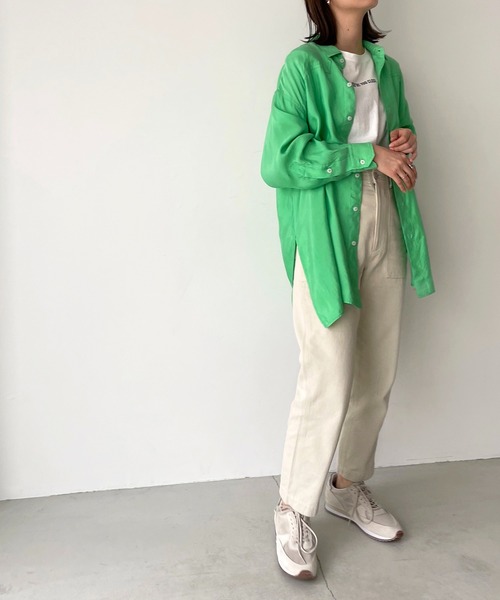 RED CHOP WORKS(レッドチョップワークス) キュプラシャツ レッド