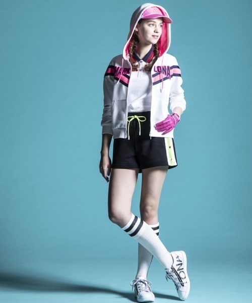 MARK & LONA（マークアンドロナ）の「Pont Neuf Zip Hoody | WOMEN（パーカー・レディース・ホワイト/ブラック・36/38）」の11枚目の写真