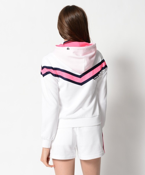 MARK & LONA（マークアンドロナ）の「Pont Neuf Zip Hoody | WOMEN（パーカー・レディース・ホワイト/ブラック・36/38）」の18枚目の写真