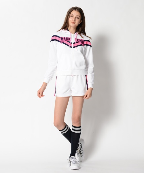 MARK & LONA（マークアンドロナ）の「Pont Neuf Zip Hoody | WOMEN（パーカー・レディース・ホワイト/ブラック・36/38）」の10枚目の写真