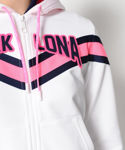 MARK & LONA（マークアンドロナ）の「Pont Neuf Zip Hoody | WOMEN（パーカー・レディース・ホワイト/ブラック・36/38）」の14枚目の写真