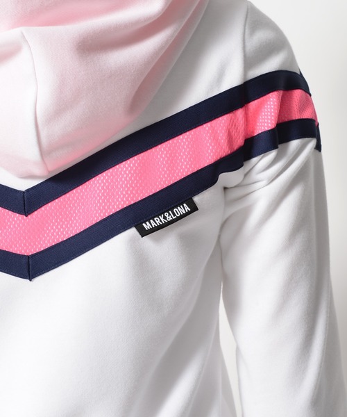 MARK & LONA（マークアンドロナ）の「Pont Neuf Zip Hoody | WOMEN（パーカー・レディース・ホワイト/ブラック・36/38）」の8枚目の写真