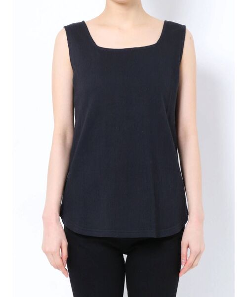 LAGUNAMOON(ラグナムーン)の「スクエアタンクトップ(Tシャツ/カットソー・レディース・ホワイト/ブラック/ブラウン・FREE)」の10枚目の写真