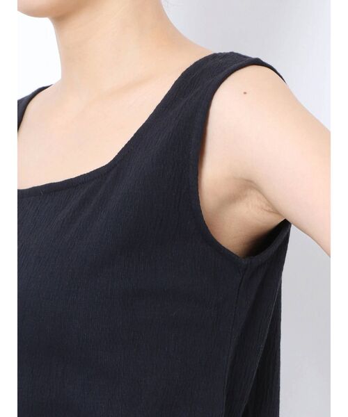 LAGUNAMOON(ラグナムーン)の「スクエアタンクトップ(Tシャツ/カットソー・レディース・ホワイト/ブラック/ブラウン・FREE)」の6枚目の写真