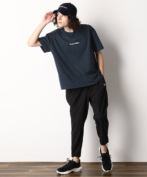 Purple&Yellow（パープルアンドイエロー）の「バックプリント 半袖Ｔシャツ（Tシャツ/カットソー・メンズ・ブラック/イエロー/ネイビー/レッド/グリーン/ホワイト・MEDIUM/SMALL/LARGE）」の20枚目の写真