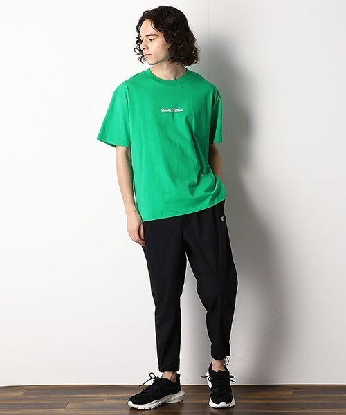 Purple&Yellow（パープルアンドイエロー）の「バックプリント 半袖Ｔシャツ（Tシャツ/カットソー・メンズ・ブラック/イエロー/ネイビー/レッド/グリーン/ホワイト・MEDIUM/SMALL/LARGE）」の13枚目の写真