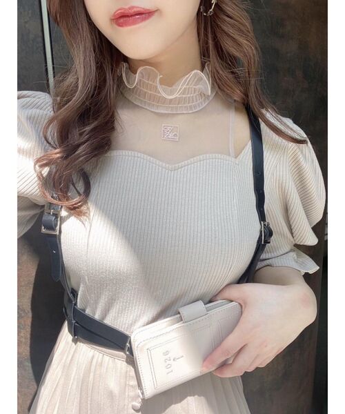 EATME（イートミー）の「CUT OUTリブTOP（Tシャツ/カットソー