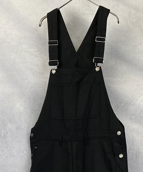 BLUE MEN TRIP（ブルーメントリップ）の「10ozデニム ワイドシルエット オーバーオール（サロペット/オーバーオール・メンズ・ブラック/インディゴブルー/キナリ/ワンウォッシュ/ケミカルウォッシュ/ストライプ・L/M/S）」の10枚目の写真