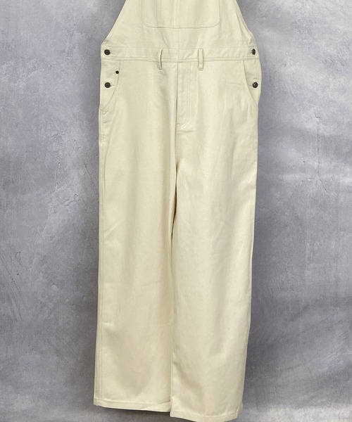 BLUE MEN TRIP（ブルーメントリップ）の「10ozデニム ワイドシルエット オーバーオール（サロペット/オーバーオール・メンズ・ブラック/インディゴブルー/キナリ/ワンウォッシュ/ケミカルウォッシュ/ストライプ・L/M/S）」の14枚目の写真