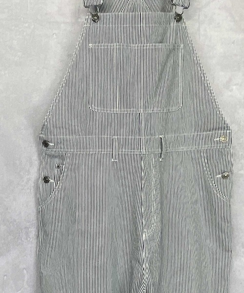 BLUE MEN TRIP（ブルーメントリップ）の「10ozデニム ワイドシルエット オーバーオール（サロペット/オーバーオール・メンズ・ブラック/インディゴブルー/キナリ/ワンウォッシュ/ケミカルウォッシュ/ストライプ・L/M/S）」の9枚目の写真