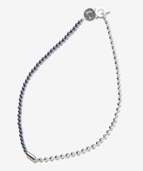 rehacer : Two Face Ball Chain Necklace Made in Japan