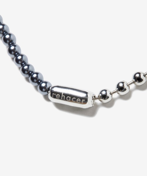 rehacer : Two Face Ball Chain Necklace Made in Japan