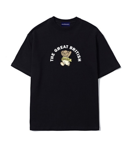 muahmuah(ムーアムーア)の「『muah muah/ムーアムーア』×『teddy bear/テディベア』Running Bareline Short-sleeved T-shirt/ランニングテディベア半袖Tシャツ(Tシャツ/カットソー・レディース・ホワイト/ブラック/ブルー/ネイビー/パープル・FREE)」の8枚目の写真