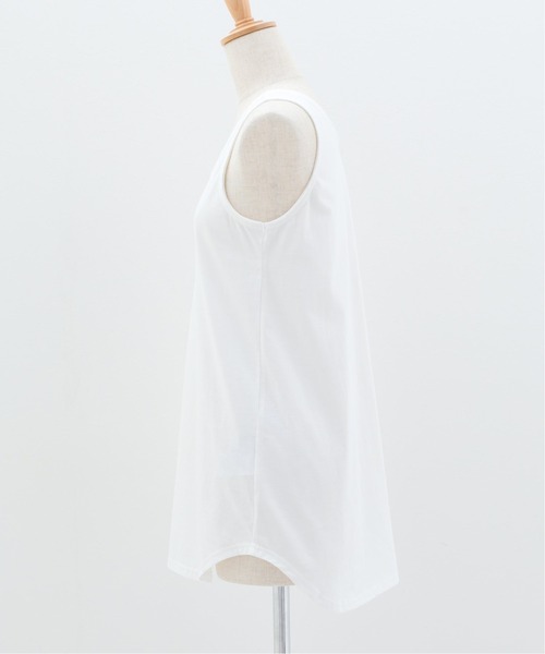 SLOBE IENA（スローブイエナ）の「ベーシックタンクトップ【手洗い可能】◆（タンクトップ・レディース・ホワイト・FREE）」の2枚目の写真