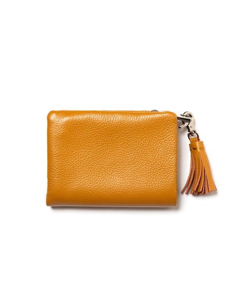 Beau're(ヴュレ)の「BEAURE ヴュレ カウレザー 二つ折り 財布(財布・レディース・スモークピンク/ホワイト/ゴールド/シルバー/ブルー系その他/サックスブルー/ブラック/グリーン/ライトイエロー/ベージュ/レンガ/ラベンダー/ダークグリーン/キャメル/カーキブラウン/オリーブ/オレンジ・FREE/SMALL)」の12枚目の写真