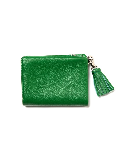 Beau're(ヴュレ)の「BEAURE ヴュレ カウレザー 二つ折り 財布(財布・レディース・スモークピンク/ホワイト/ゴールド/シルバー/ブルー系その他/サックスブルー/ブラック/グリーン/ライトイエロー/ベージュ/レンガ/ラベンダー/ダークグリーン/キャメル/カーキブラウン/オリーブ/オレンジ・FREE/SMALL)」の7枚目の写真