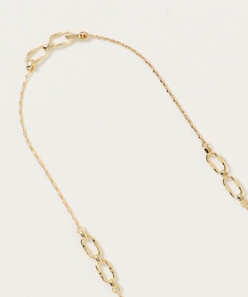 Phoebe（フィービィー）の「マルチwayニュアンスムードチェーンネックレス（ネックレス・レディース・ゴールド・FREE）」の3枚目の写真