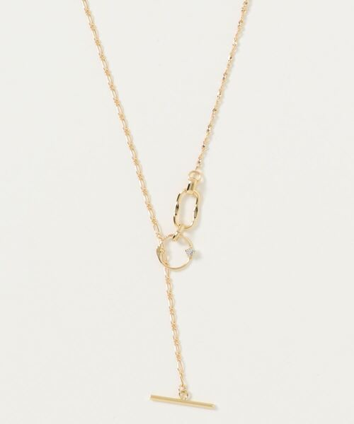 Phoebe（フィービィー）の「マルチwayニュアンスムードチェーンネックレス（ネックレス・レディース・ゴールド・FREE）」の4枚目の写真