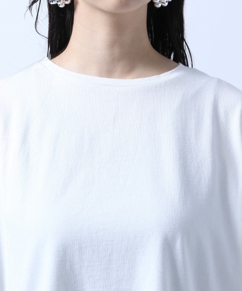 HARE（ハレ）の「ピグメントカタアキTシャツ(HARE)（Tシャツ/カットソー・レディース・オフホワイト/ブラック/パープル/グリーン・FREE）」の10枚目の写真