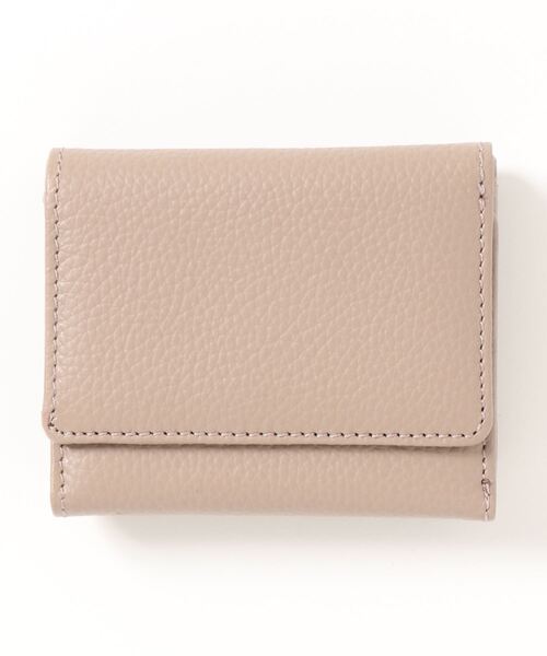 LBC（エルビーシー）の「リサイクルレザー三つ折り財布（財布・レディース・ベージュ/イエロー/ミント/その他21/ブラック・FREE）」の3枚目の写真