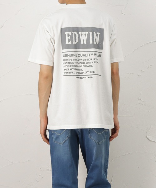 EDWIN(エドウィン)の「EDWIN エドウィン プリント半袖Tシャツ(Tシャツ/カットソー・メンズ・ホワイト・M/XL/L)」の9枚目の写真