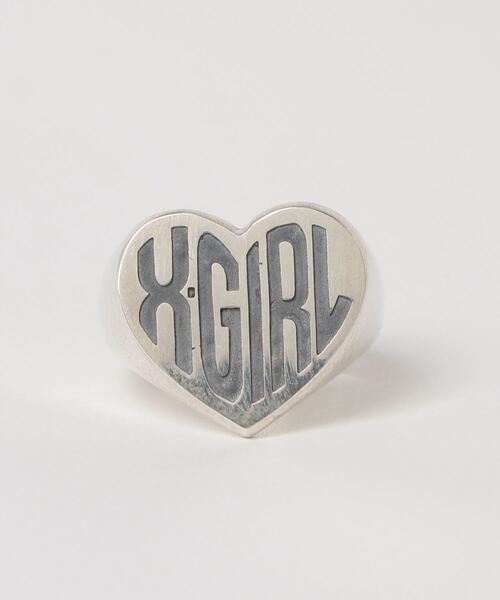 X-girl（エックスガール）の「GIRLY LOGO RING（リング・レディース・B/C・11/13/9）」の12枚目の写真