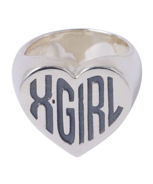 X-girl（エックスガール）の「GIRLY LOGO RING（リング・レディース・B/C・11/13/9）」の5枚目の写真