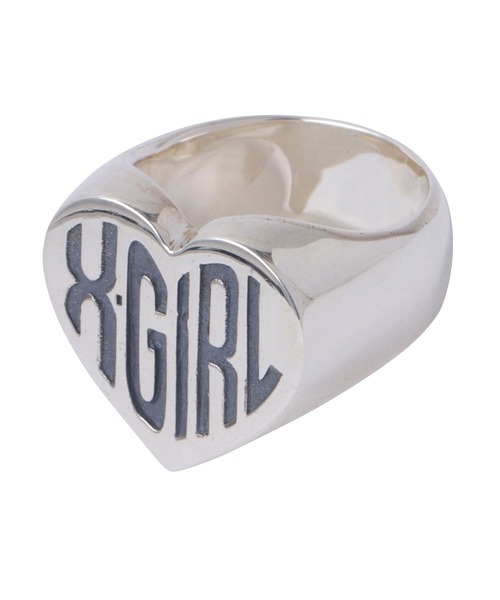 X-girl（エックスガール）の「GIRLY LOGO RING（リング・レディース・B/C・11/13/9）」の6枚目の写真