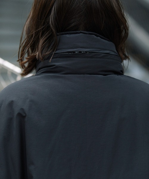 Munich（ミューニック）の「コットンナイロンウェザークロス　モンスターコート（ブルゾン・レディース・ブラック/オリーブ/アイボリー・S/XS）」の12枚目の写真