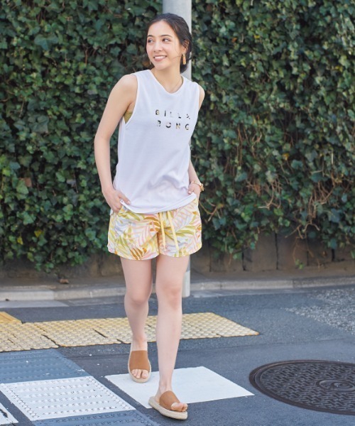 BILLABONG（ビラボン）の「BILLABONG/ビラボン  水陸両用ボタニカル柄ショートパンツ   BB013-504（水着・レディース・ブラック系その他/マルチ/ブルー系その他/サックスブルー系・M/L）」の7枚目の写真